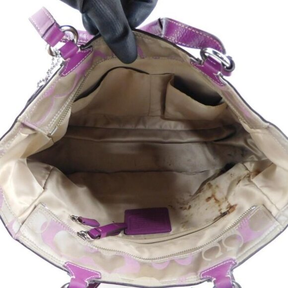 Coach Signature Optic Gallery Tote Bag - Picture 4 of 6